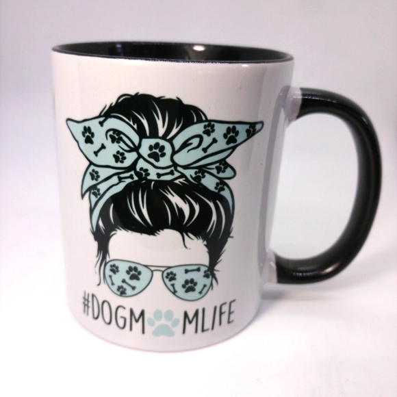 # Dog Mom Life Coffee Cup Mug - Picture 1 of 4